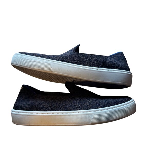 Rothy’s The original Slip On Shoes Women's Size 6 in Leopard Print Espresso Shot - Picture 2 of 10